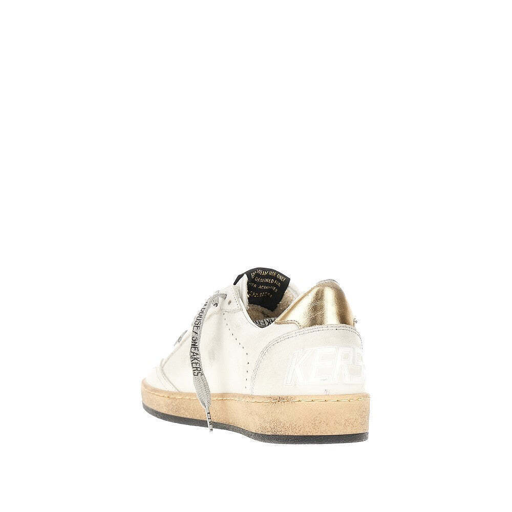 Golden Goose Ballstar Leather Sneakers - Picture 3 of 5